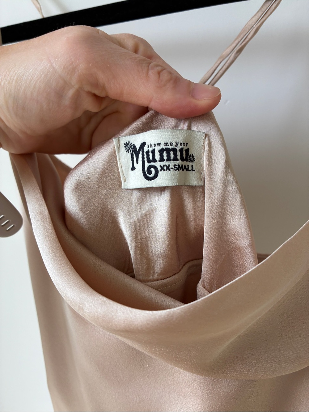 Show me your mumu Cowl Slip Dress in champagne - Picture 2 of 3